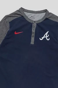Atlanta Braves 3/4 Sleeve Baseball Tee