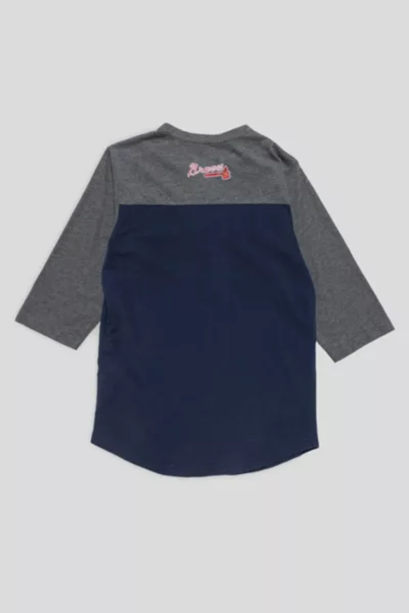 Atlanta Braves 3/4 Sleeve Baseball Tee