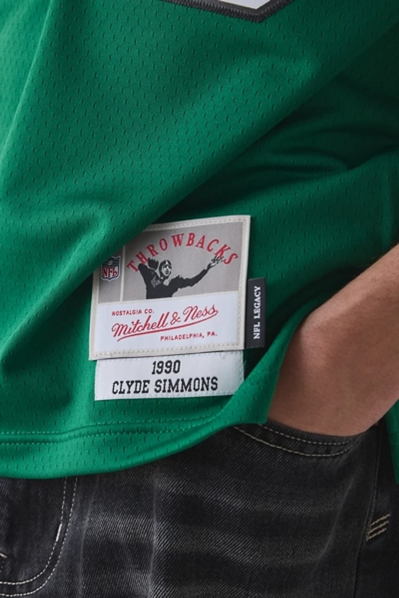Mitchell & Ness NFL Philadelphia Eagles 1990 Clyde Simmons Football Jersey Tee