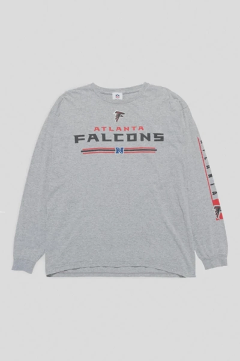 Vintage Atlanta Falcons Football Logo Long Sleeve Tee