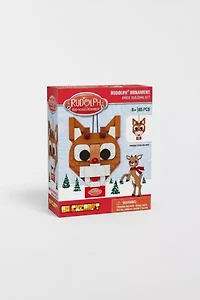Rudolph The Red-Nosed Reindeer Brickcraft Ornament Building Set
