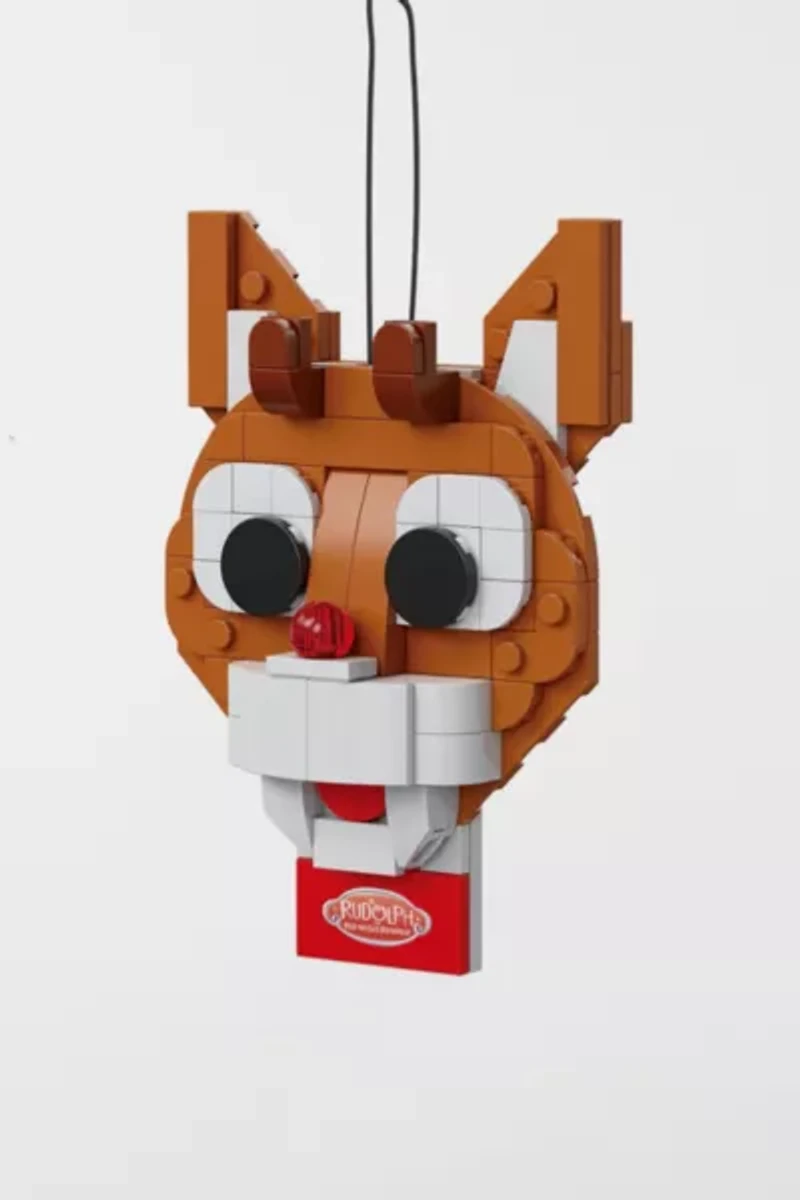 Rudolph The Red-Nosed Reindeer Brickcraft Ornament Building Set