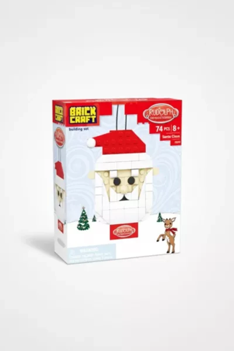 Brickcraft Santa Ornament Building Set