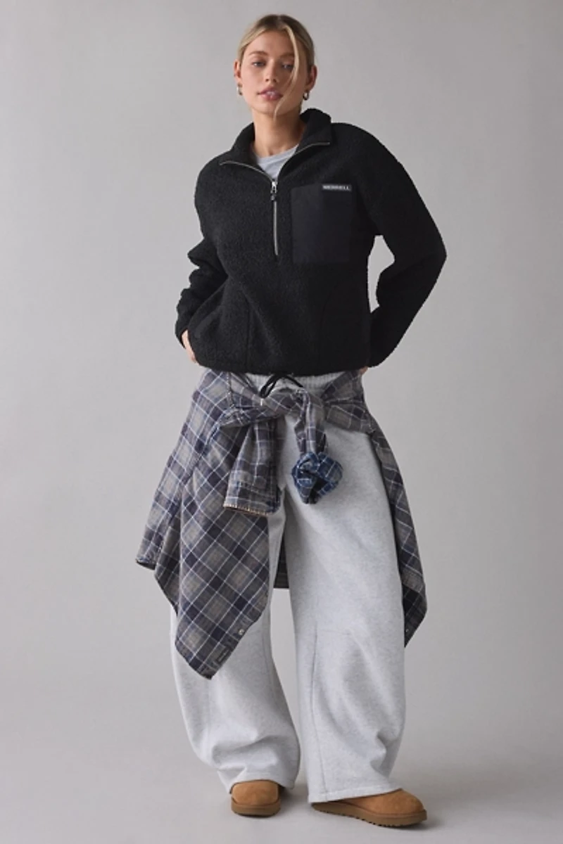 Merrell Senna Piled Fleece Quarter Zip Pullover