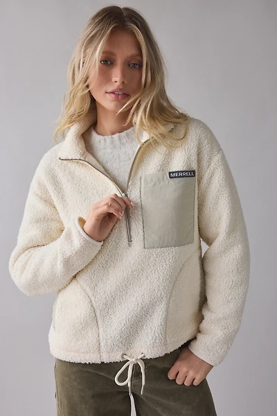 Merrell Senna Piled Fleece Quarter Zip Pullover