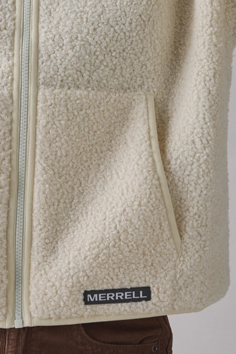 Merrell Aragon Mock Neck Fleece Zip-Up Jacket