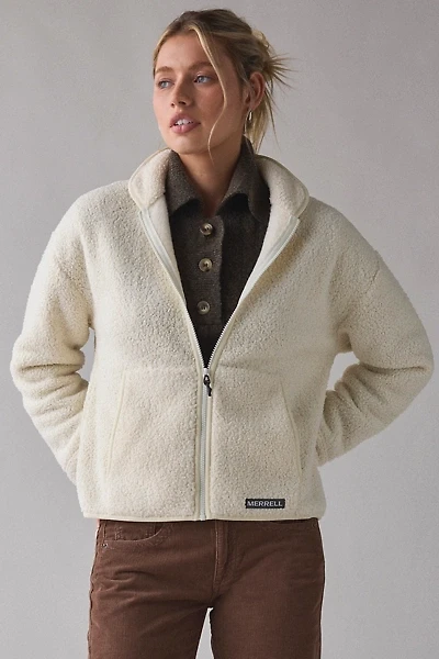 Merrell Aragon Mock Neck Fleece Zip-Up Jacket