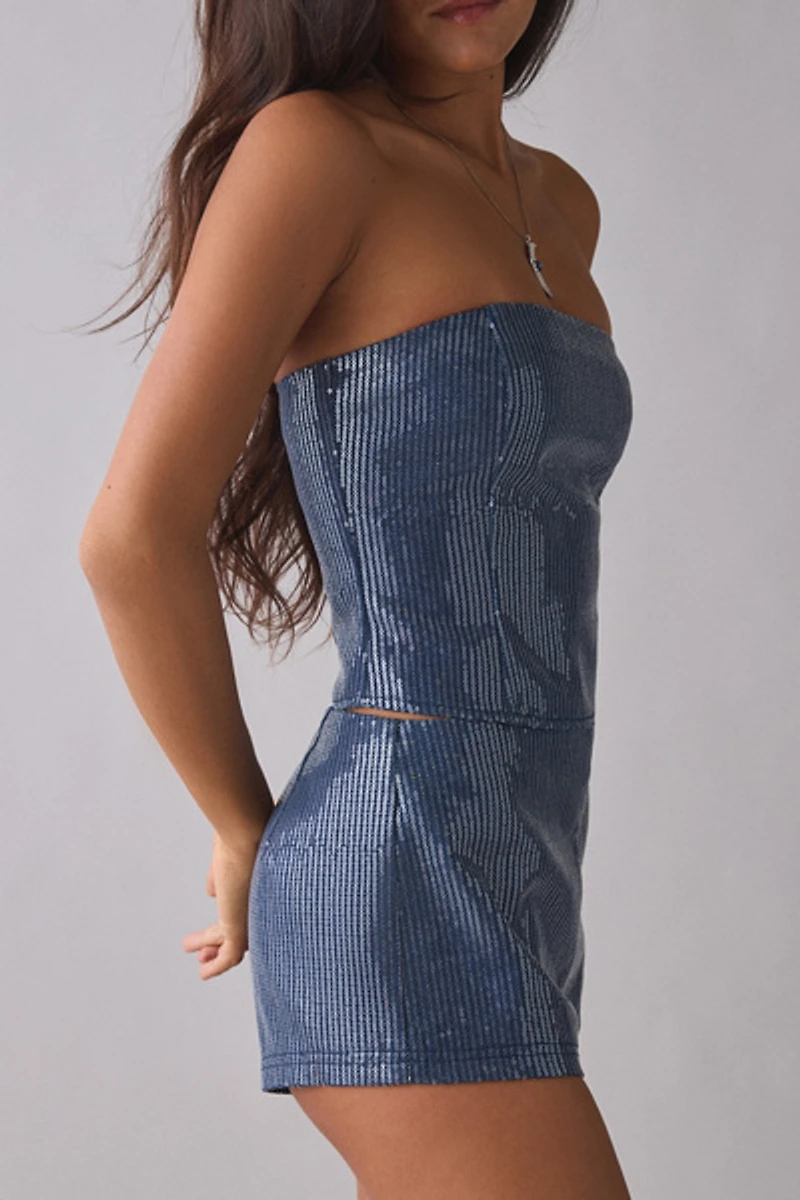 by.DYLN Messa Sequin Micro Short