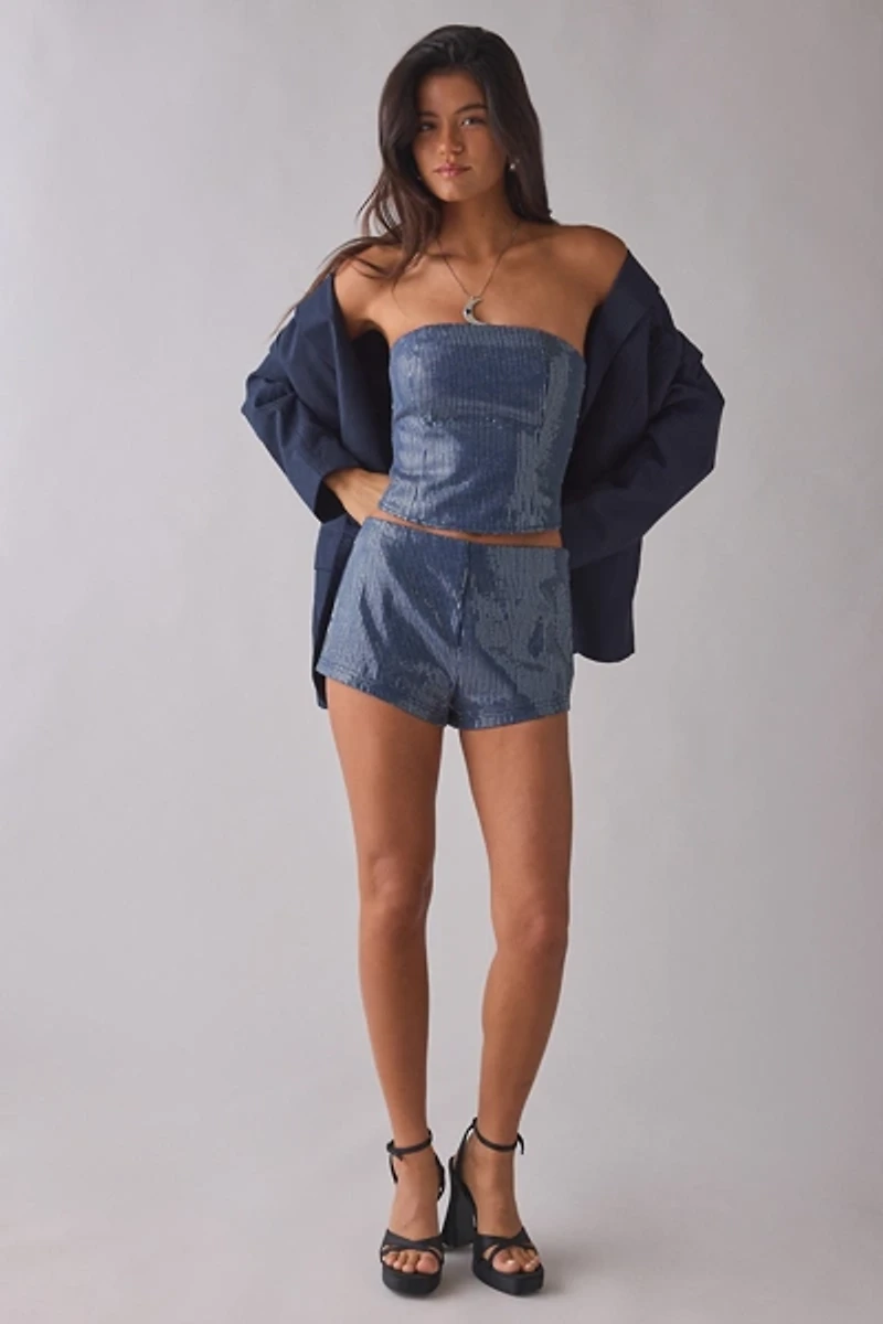 by.DYLN Messa Sequin Micro Short