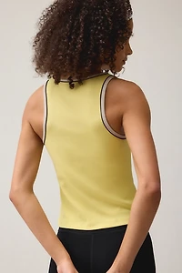 P.E Nation Nexus Lemonade Rib Cropped Tank Top