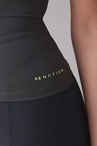 P.E Nation Routine Quarter Zip Tank Top