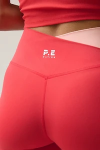P.E Nation Wander Strawberry Crisscross Waistband Legging