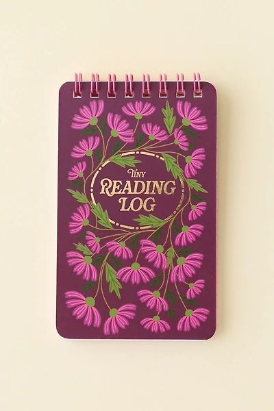 PIPSTICKS Tiny Reading Log Mini Notebook