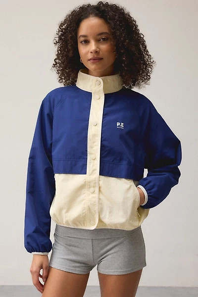 P.E Nation Technique Bright Navy Spray Track Jacket