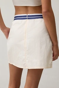 P.E Nation Avant Whisper White Mini Skirt