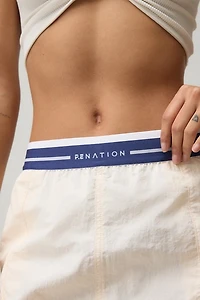 P.E Nation Avant Whisper White Mini Skirt