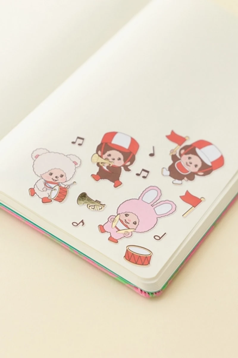 PIPSTICKS Monchhichi Marching Band Sticker Set