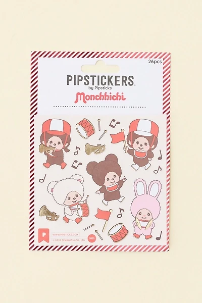 PIPSTICKS Monchhichi Marching Band Sticker Set