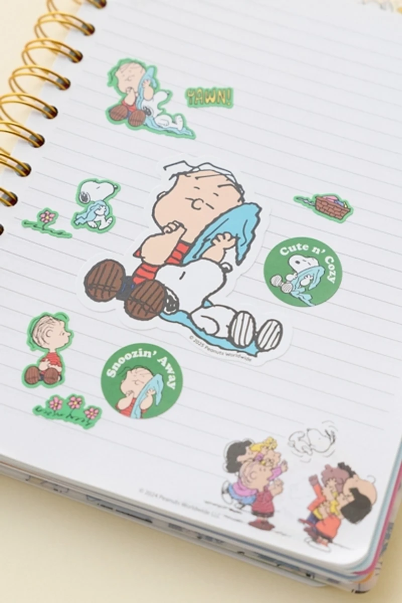 PIPSTICKS Peanuts Snoopy Laundry Day Scratch 'n Sniff Scented Sticker Set