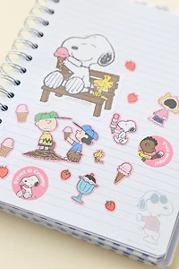 PIPSTICKS Peanuts Snoopy Ice Cream Scratch 'n Sniff Scented Sticker Set