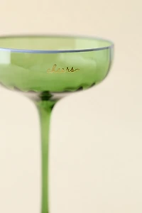 Emergency Celebration 6 oz Crystal Coupe Glass