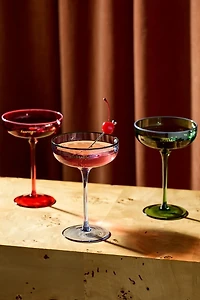 Emergency Celebration 6 oz Crystal Coupe Glass