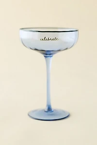Emergency Celebration 6 oz Crystal Coupe Glass
