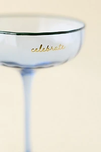 Emergency Celebration 6 oz Crystal Coupe Glass