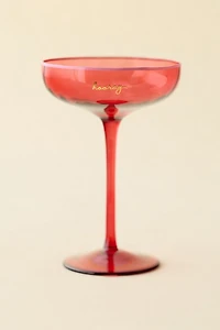 Emergency Celebration 6 oz Crystal Coupe Glass