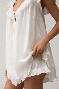 Out From Under Golden Hour Ruffle Swing Romper