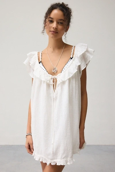 Out From Under Golden Hour Ruffle Swing Romper