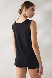 UO Marni Drape Cowl Neck Tank Top