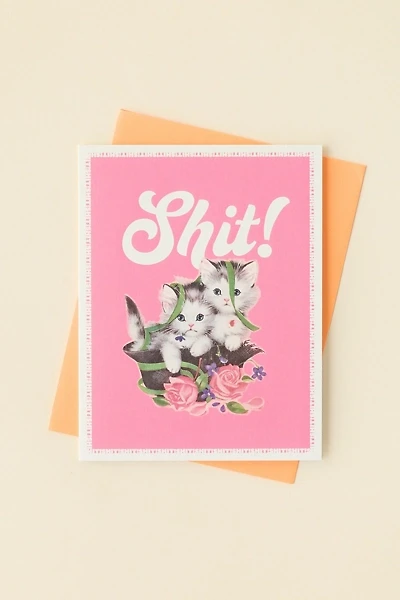 Offensive + Delightful S*** Kitty Greeting Card