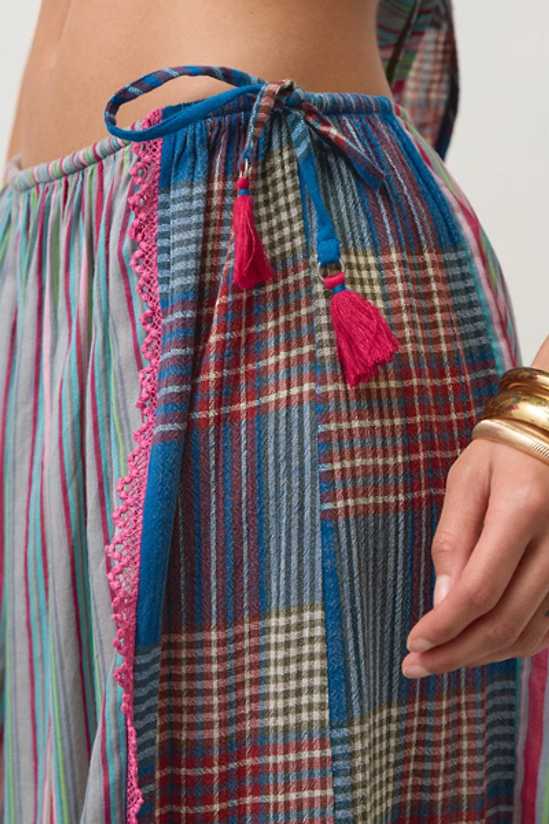 Out From Under Golden Hour Embellished Side-Tie Balloon Pants