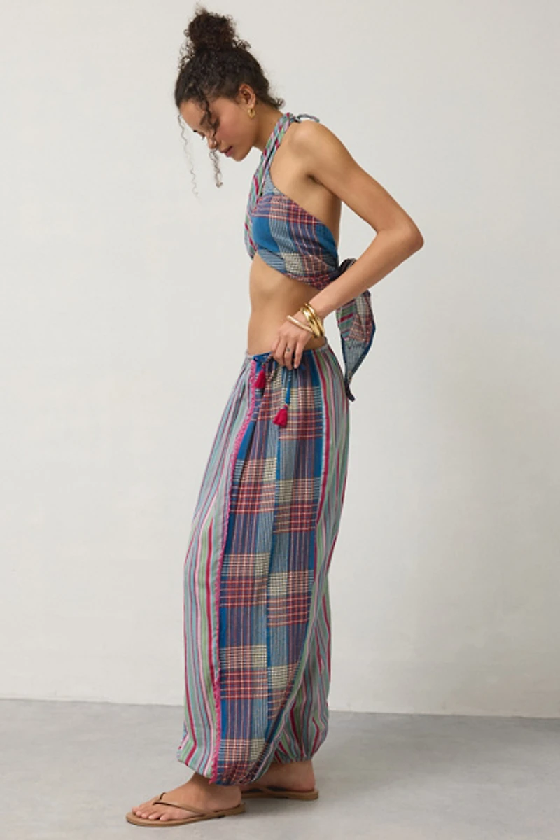 Out From Under Golden Hour Embellished Side-Tie Balloon Pants