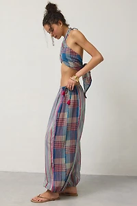 Out From Under Golden Hour Embellished Side-Tie Balloon Pants