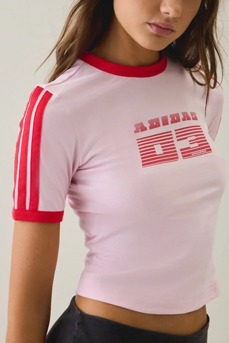 adidas Racing 3-Stripe Graphic Tee