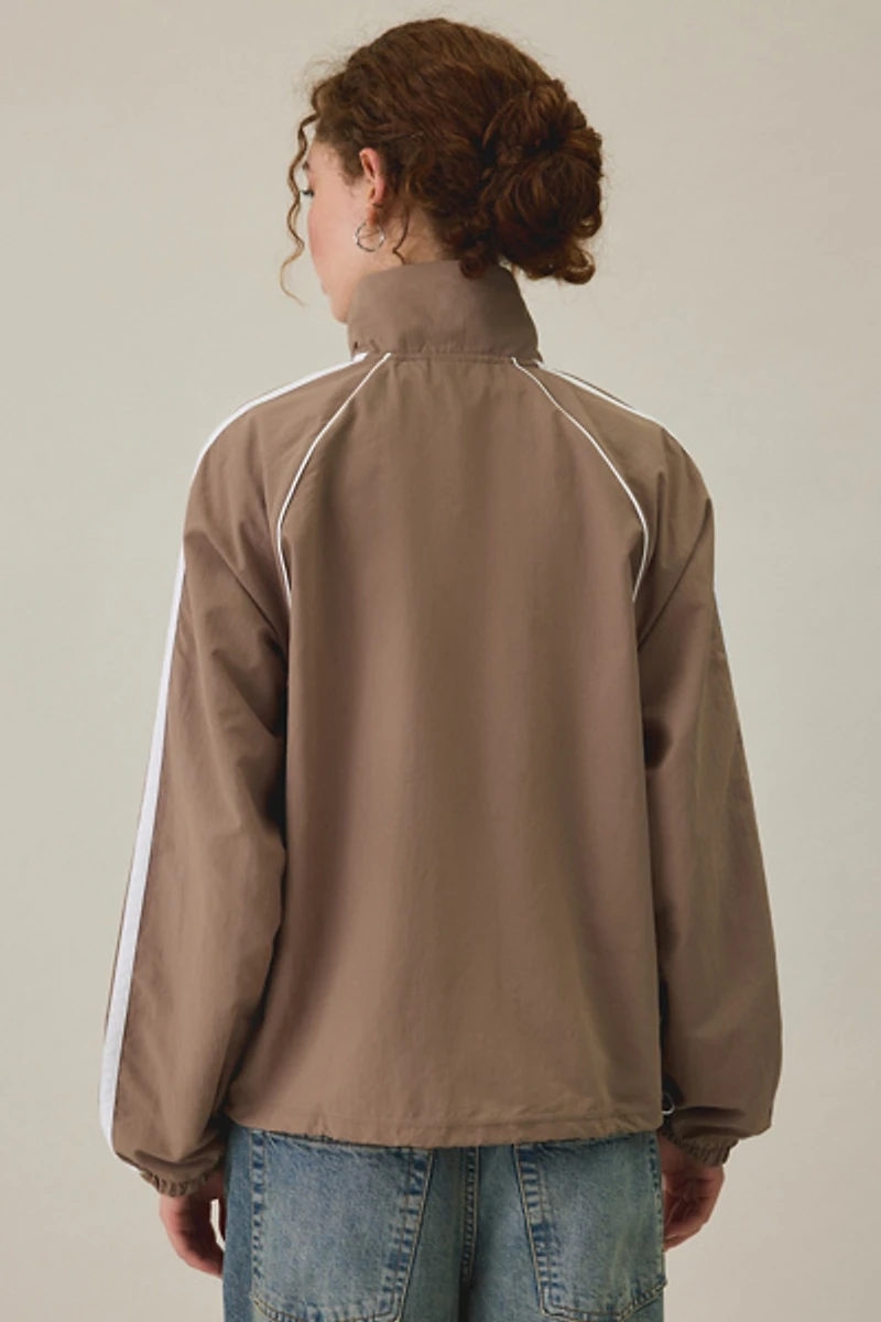 adidas Iconic 3-Stripes Woven Zip-Up Track Jacket