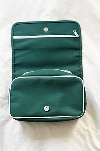 Vintage HERMES Eau de Cologne Green Dopp Kit Travel Bag