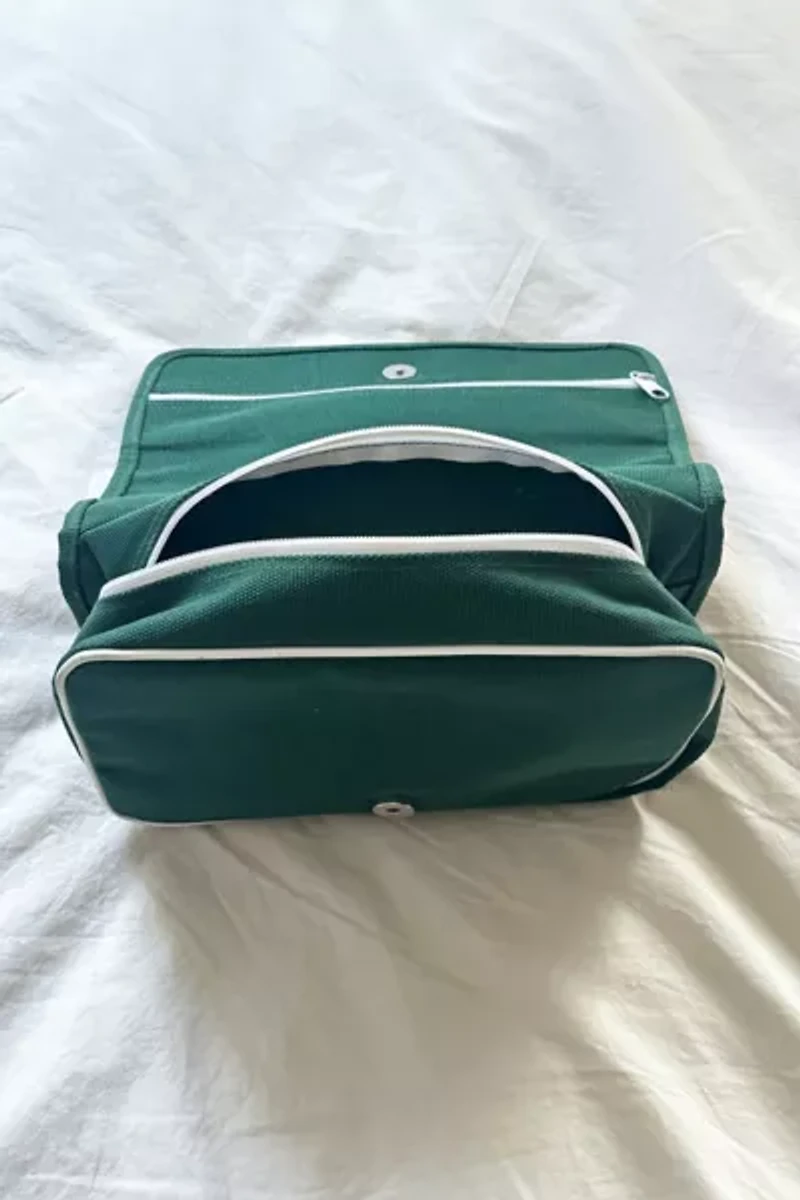 Vintage HERMES Eau de Cologne Green Dopp Kit Travel Bag