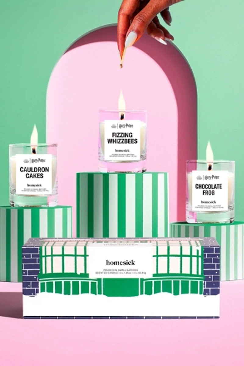 Homesick Harry Potter Honeyduke's Mini Candle Trio