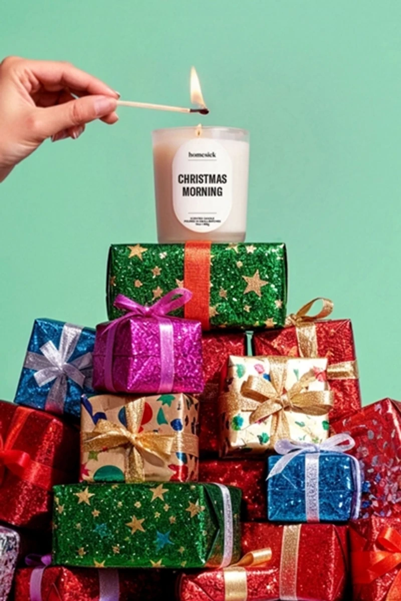 Homesick Christmas Morning Candle