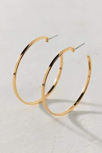 L Train Essential Skinny Hoop Earring