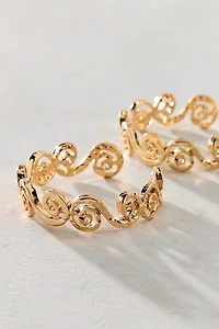 Swirling Dreams Hoop Earring