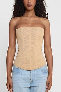 LEAU Muse Mesh Corset Top
