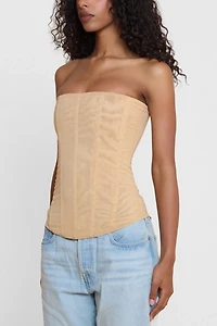 LEAU Muse Mesh Corset Top