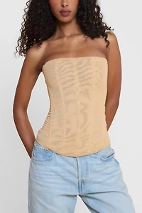 LEAU Muse Mesh Corset Top