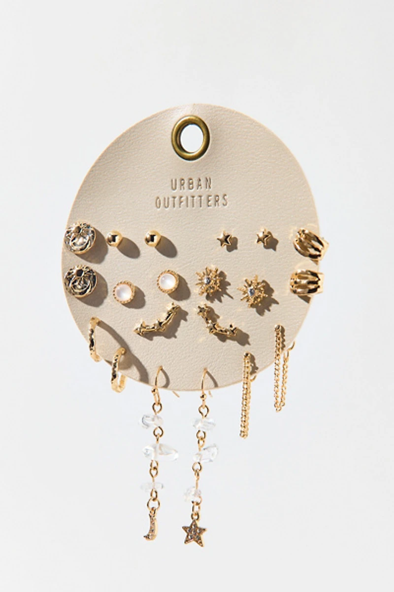 Lucy Stars Rhinestone Multi Earring Set