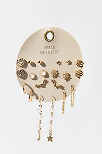 Lucy Stars Rhinestone Multi Earring Set