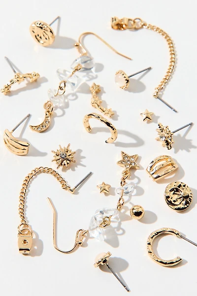 Lucy Stars Rhinestone Multi Earring Set